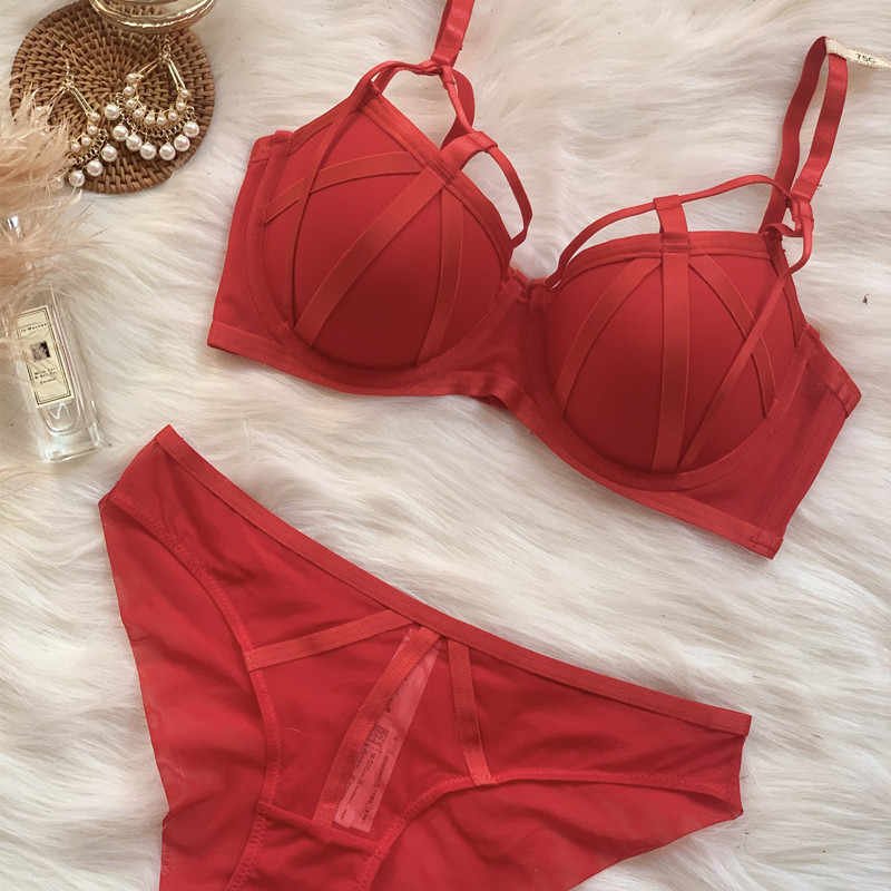 Ladies Imported Double Paded Pushup Bra Brdial Set - Image 3